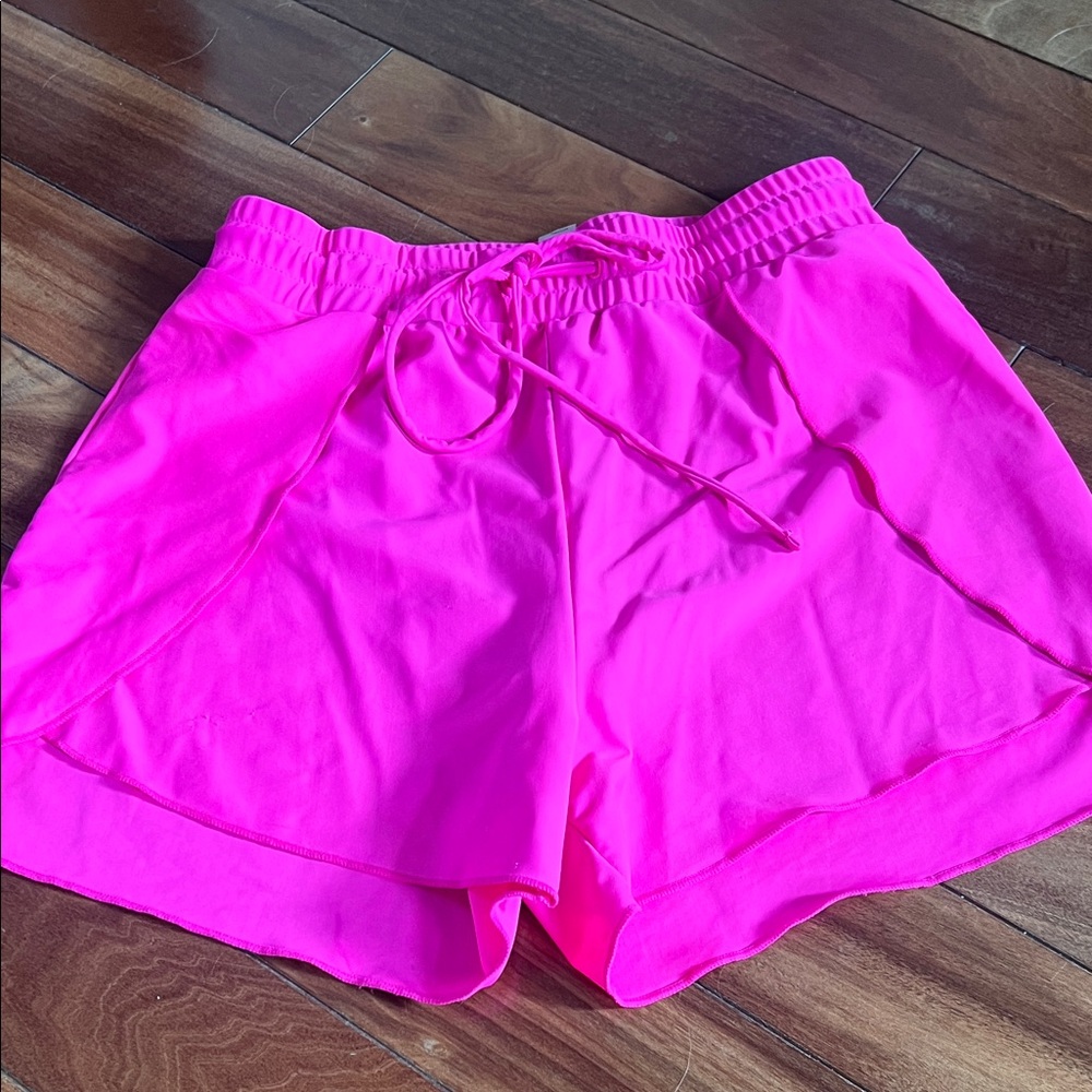 ZeroXposur Neon Pink Women's Swim Shorts